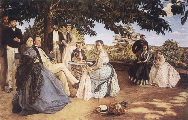 Family Reunion, Frederic Bazille